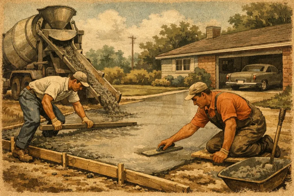 How to Pour Concrete Driveway Properly